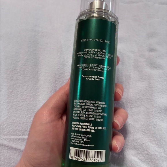 Bath & Body Works “Vanilla Bean Noel”Fragrance Mist - 8 fl oz - Picture 3 of 4